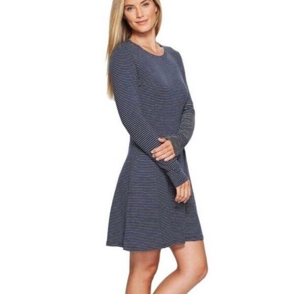 Toad & Co Windmere II Tencel Organic Cotton Long-Sleeve Fit & Flare Dress Large - Picture 14 of 14